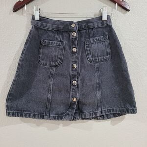 Urban Outfitters BDG Faded Black Mini Skirt